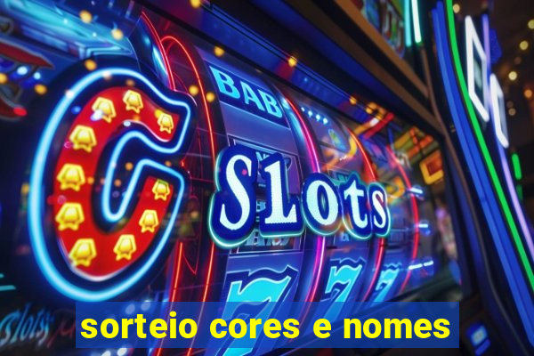 sorteio cores e nomes