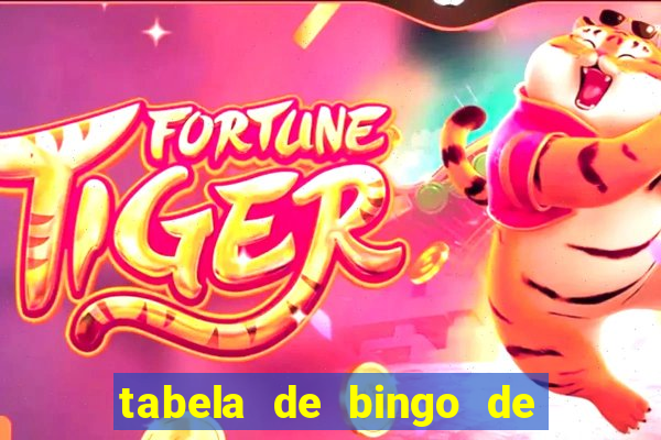 tabela de bingo de 1 a 100