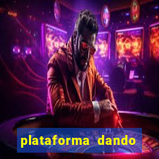 plataforma dando bonus de cadastro